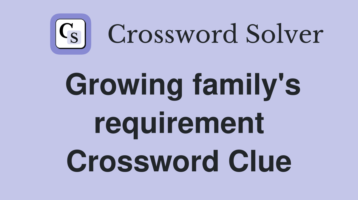 essential requirement crossword clue 9 letters